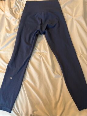 lululemon athletica Deep Blue Wunder Train leggings
